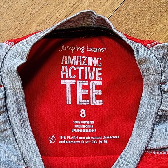 Jumping Beans Flash "Always In The Fast Lane" Amazing Active Tee Size 8 - Picture 5 of 7